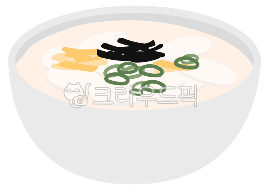 떡국, 떡국그림, 떡국일러스트, 설날, 새해, 사진,이미지,일러스트,캘리그라피 - eggegg00작가