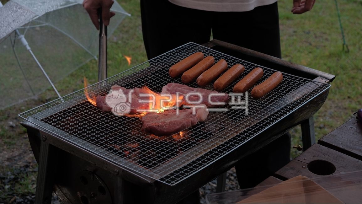 바베큐,바베큐파티,파티,글램핑,소세지,소시지,삼겹살,food,음식