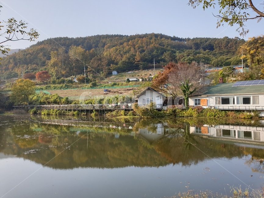자연,outdoors,물에비친,풍경,평화,여유,산,호수,호숫가
