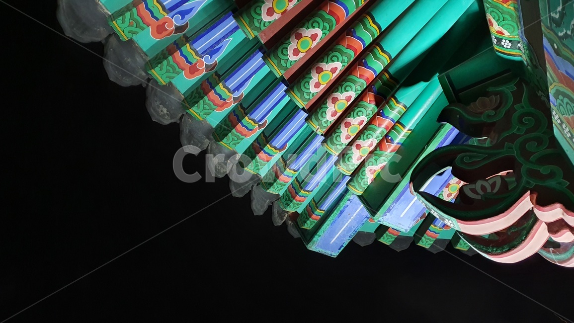 한국,색채,화려,인테리어,목조,토속,지붕,traditional,korean,korea,colorful