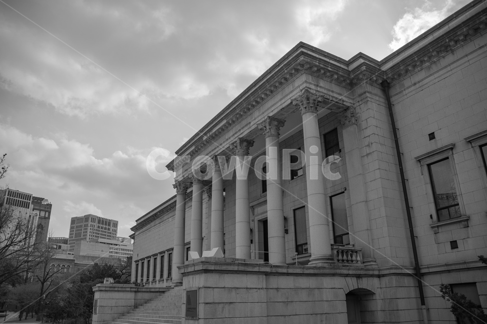 덕수궁,국립현대미술관,고궁,건축물,흑백,building,건물