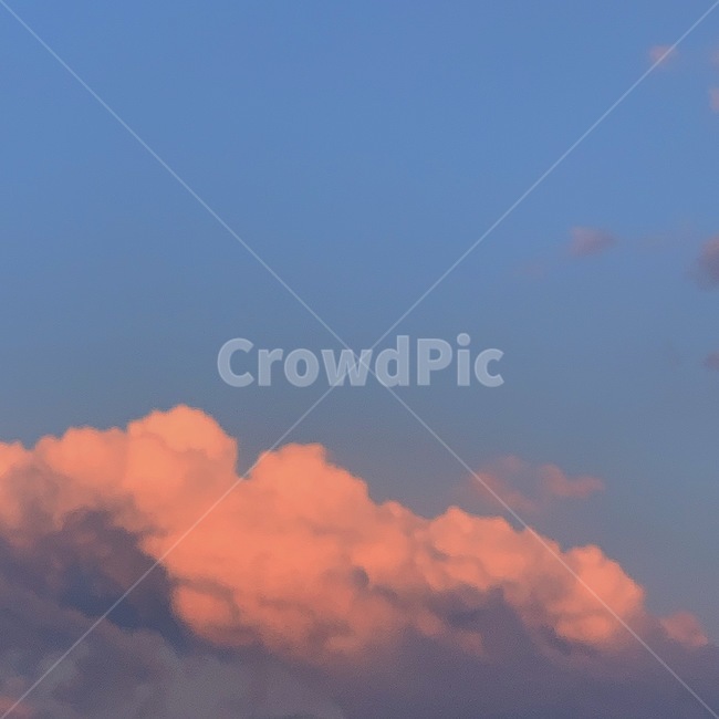 하늘,구름,노을,파랑,주황,sky,cloud,sunset,blue,orange