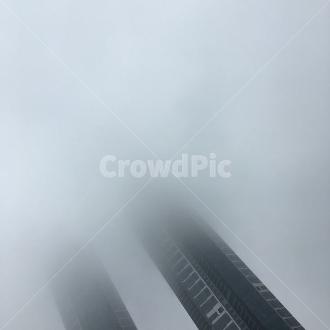 안개,fog,mist,건물,색감,회색,gray
