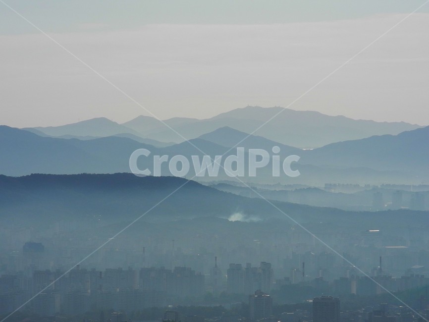 새벽,산,여명,도심,새벽산,풍경,자연,풍경,nature,landscape