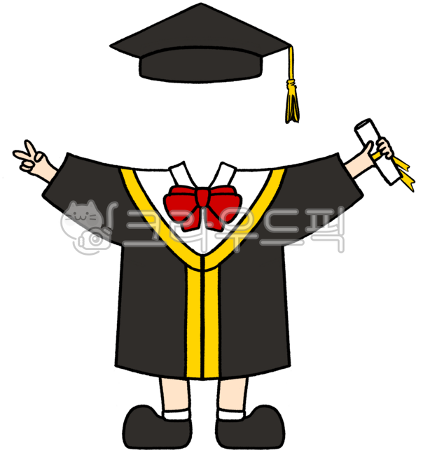 졸업, 졸업생, 학사모, 학사복, graduation, 사진,이미지,일러스트,캘리그라피 - 요로코롬작가