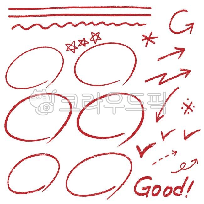 Red,grading,arrow,asterisk,stripe,vector,check,circle,wave pattern,good