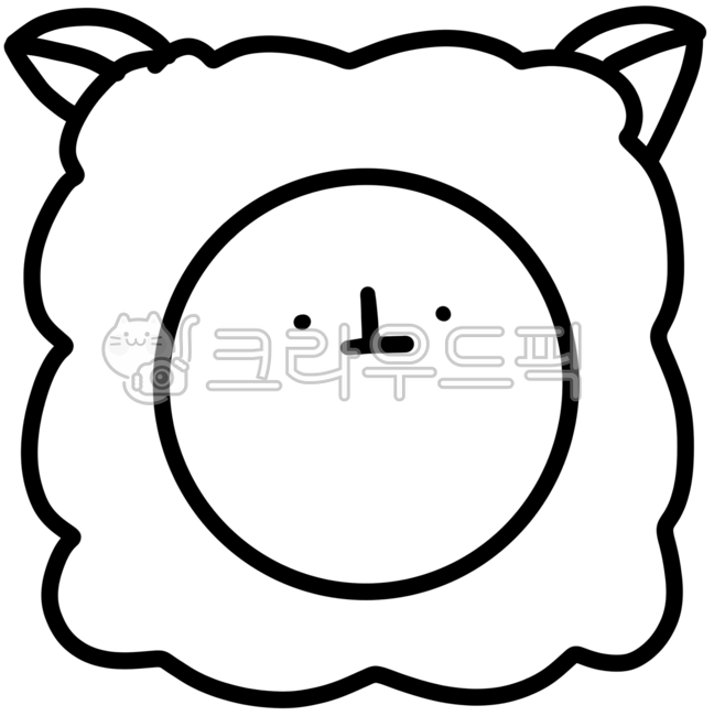 알파카,그림,동물,일러스트,알파카파카,복실,귀여운,색깔없는,색칠공부