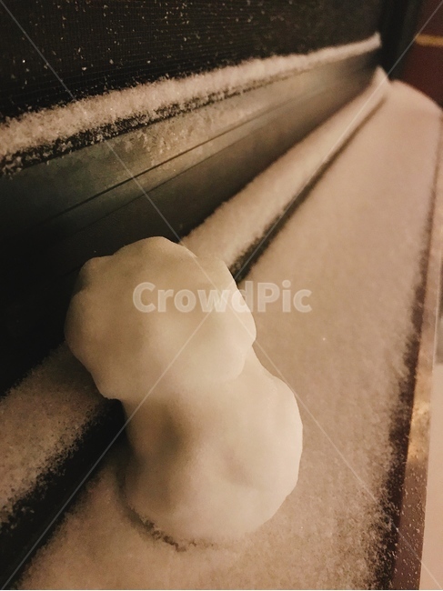 겨울,눈,창틀,눈사람,하얀색,쌓임,겨울,계절,winter,season