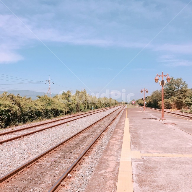 기찻길,맑은하늘,경주,traintrack,rail,철도,교통,교통수단,traffic,transportation