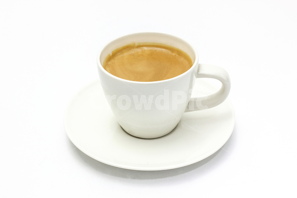 close up,Nukki,Espresso,white background,menu,shot,cafe,Barista,coffee cup,coffee,beverage,fresh,Caffeine,object