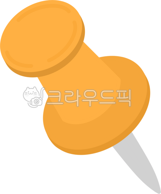 압정, 압정핀, 고정, 고정핀, 사무용품, 사진,이미지,일러스트,캘리그라피 - ddooding작가