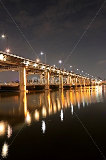 seoul,Han River Bridge,Seoul night view,Han River