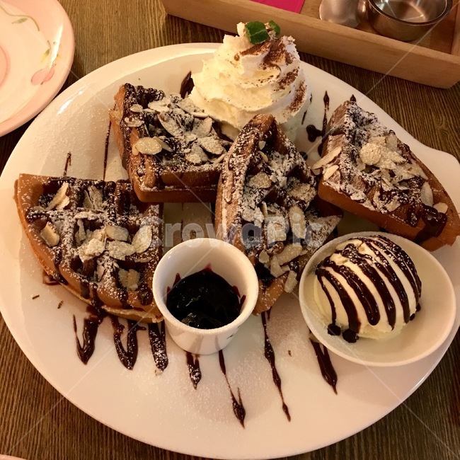 와플,카페,아이스크림와플,아이스크림,waffle