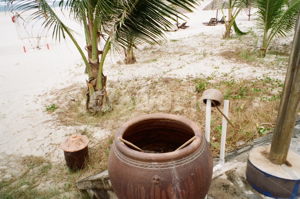 vietnam,베트남,물동이,해변,자연