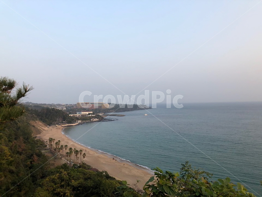 바다,해변,제주도,애월,하늘