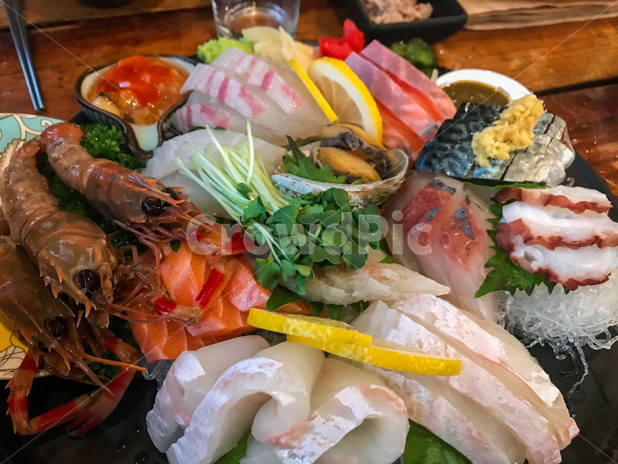 모듬회,회,참치회,연어회,생선회,활어회,음식,술안주,안주,참다랑어,눈다랑어,food,일식,이자카야,횟집,새우,해산물