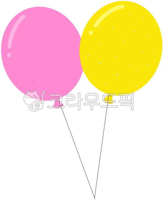 충선, 풍선일러스트, 파스텔풍선, 컬러풍선, 이벤트, 사진,이미지,일러스트,캘리그라피 - 빵야2작가