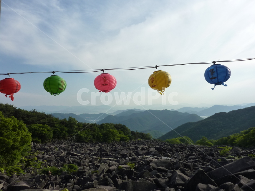 등,사찰,만어사,돌,바위,구름,풍경,산