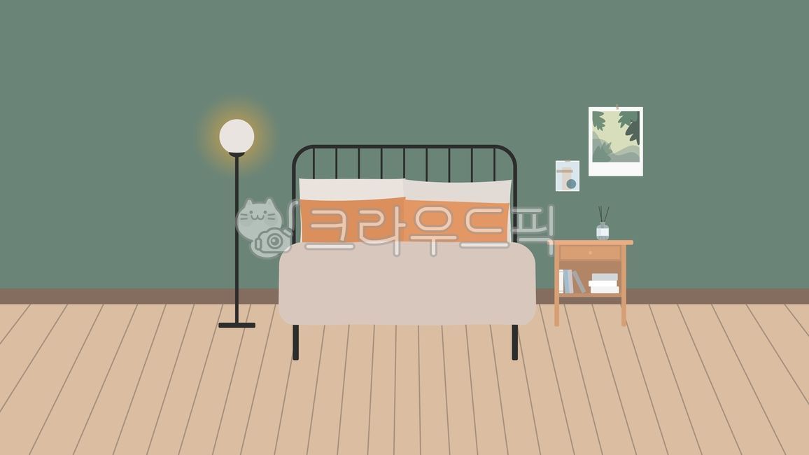 nightstand,bed,house,life,interior,bedroom interior,furniture,bulb,ai,bedroom,home,2d,Inner room,painting,light,daily,pillow,illustration,bedroom illustration