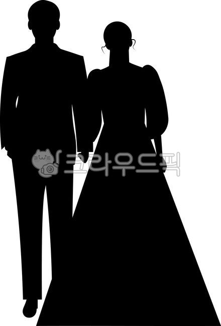 Wedding illustration,bride and groom illustration,couple illustration,silhouette,monochrome,black,illustration,character,flat,front,wedding,groom,bride,tuxedo,dress,love,romance,promise,happiness,wedding invitation,invitation,annivers