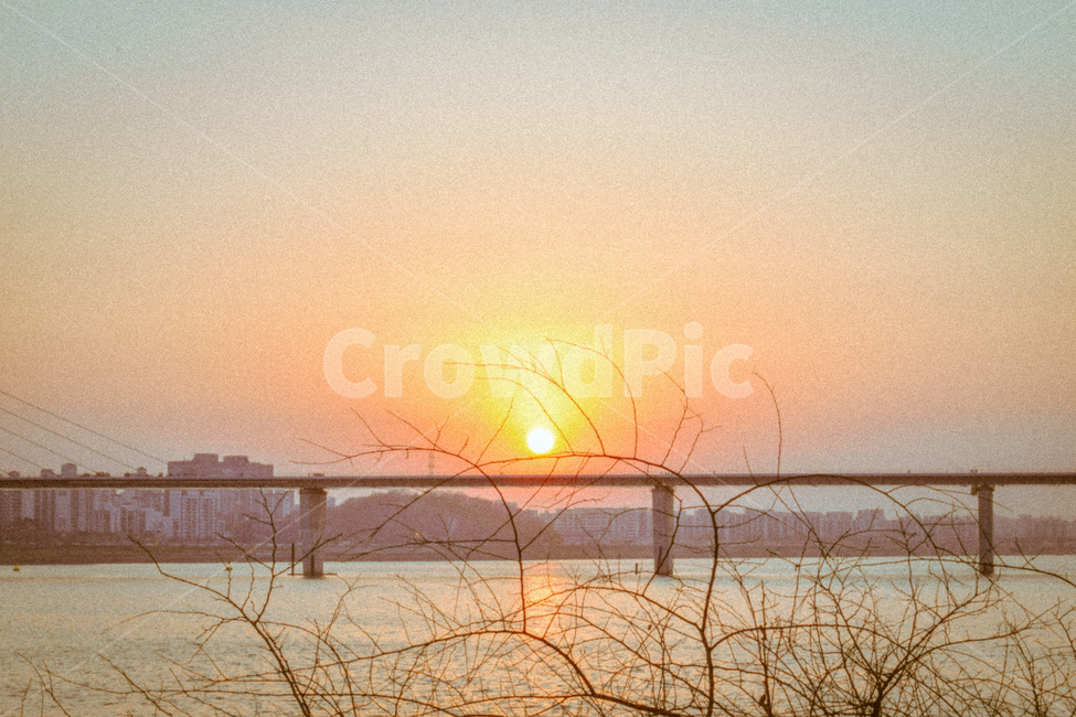 노을,대교,한강,서울,따뜻함,자연,풍경,nature,landscape,outdoors,옥외,sky,하늘
