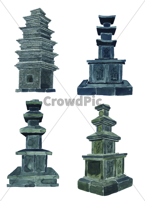 손그림,handdrawing,문화유적,culturalrelics,문화유산,culturalheritage,관광지,touristattraction,sights,stonetower,석탑,불교,buddhism,buddhistart,불교미술