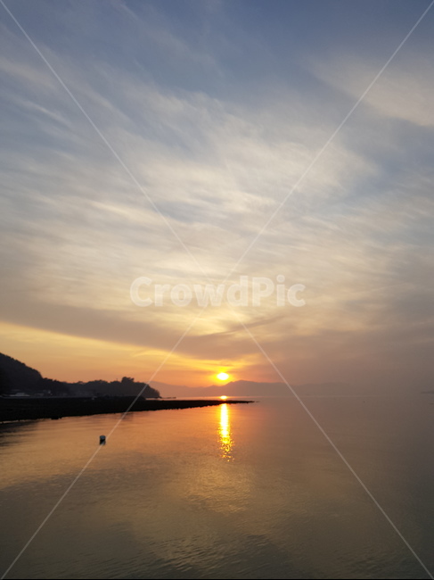 석양,노을,바다,저녁,일몰,해