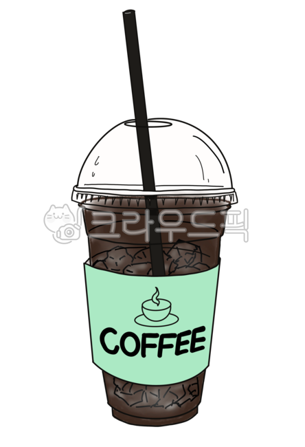 커피,손그림,일러스트,coffee,아메리카노,카페,카페음료,커피그림,커피일러스트,음료그림,아이스아메리카노
