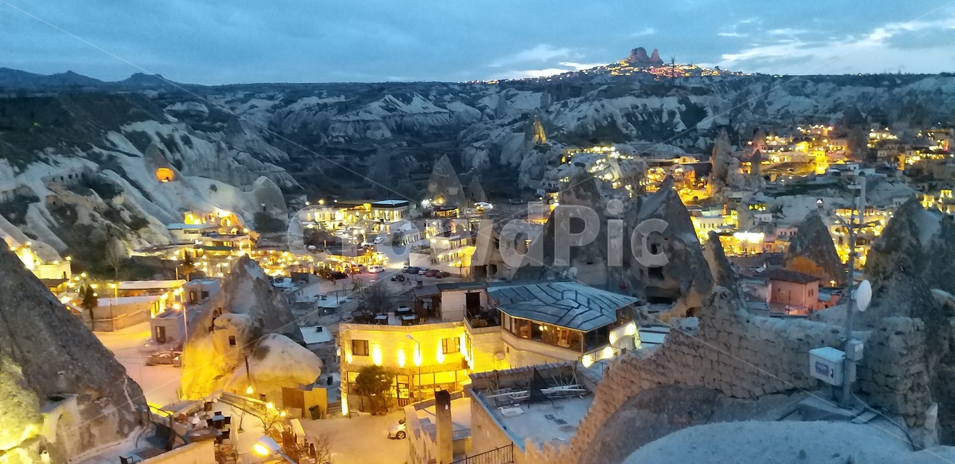landscape,경치,scenery,풍경,downtown,cappadocia,turkey,터키,카파도키아,야경,버섯마을야경