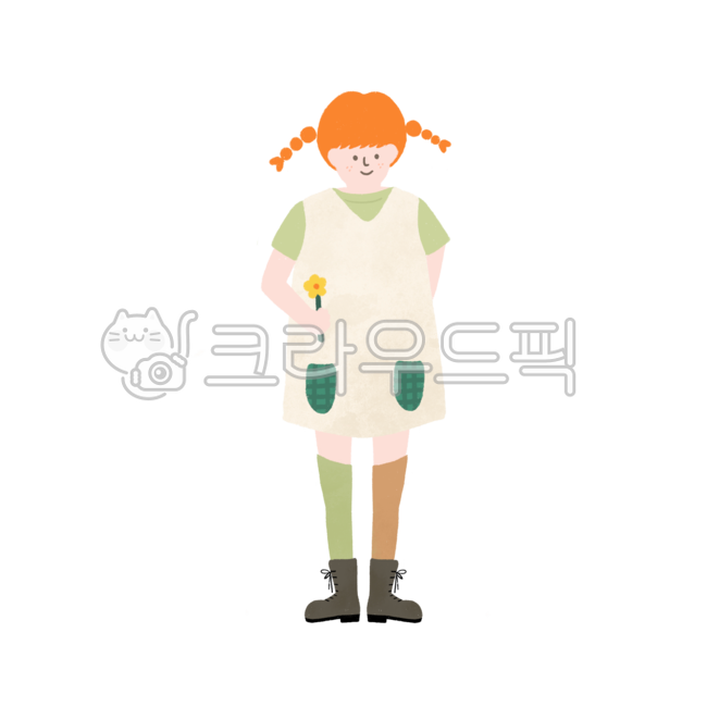 추억,인물,삐삐,삐삐롱스타킹,말괄량이,소녀,여자아이,어린이,캐릭터,레트로,빈티지,아날로그,굿노트,다꾸,play,character,retro,analog,PNG,스티커,sticker