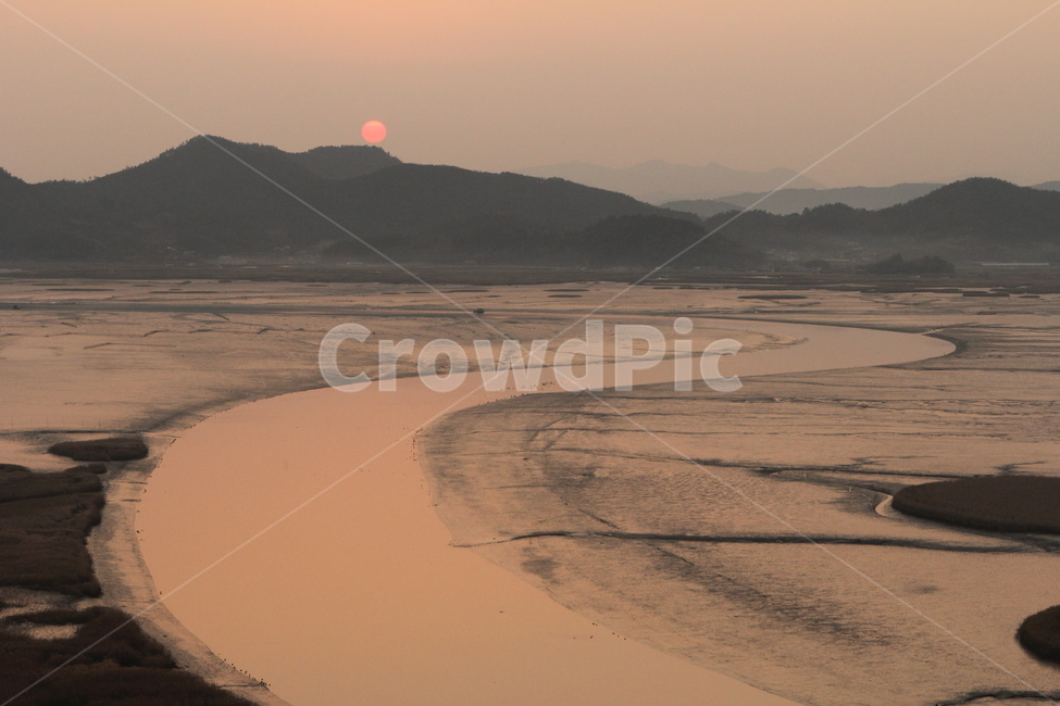 순천만,일몰,s라인,자연,갯벌,자연,풍경,nature,landscape,한국자연풍경,한국자연경관,korea nature landscape,soil,흙,sand,모래,outdoors,옥외