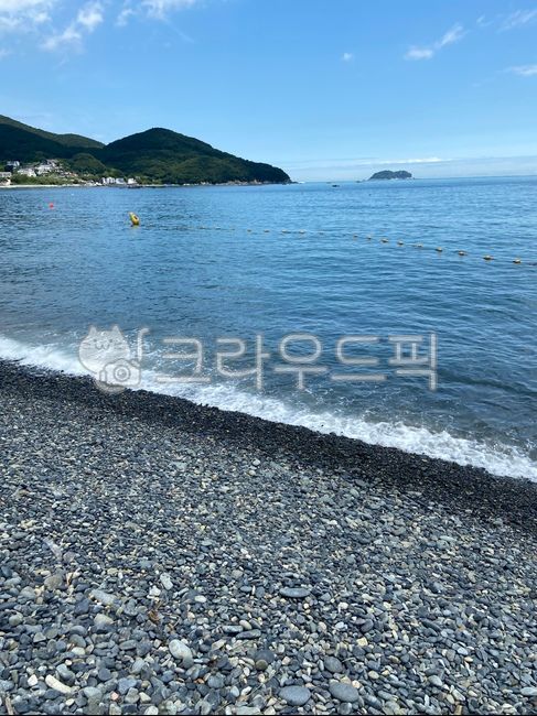 바다,자연,돌,몽돌,몽돌해수욕장,해수욕장,여름바다