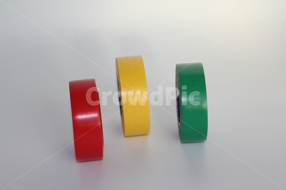 테이프,색테이프,절연테이프,전기,전기테이프,초록,노랑,빨강,검정,색상,사물,사물,물건,오브젝트,thing,object,matter