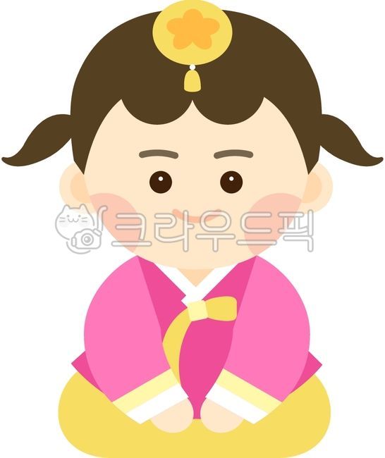 설날,세배,추석,절,새해,큰절,명절,한복아기,한복,한복소녀,한복여,유치원,한복여아,도안,캐릭터,일러스트,newyear,설