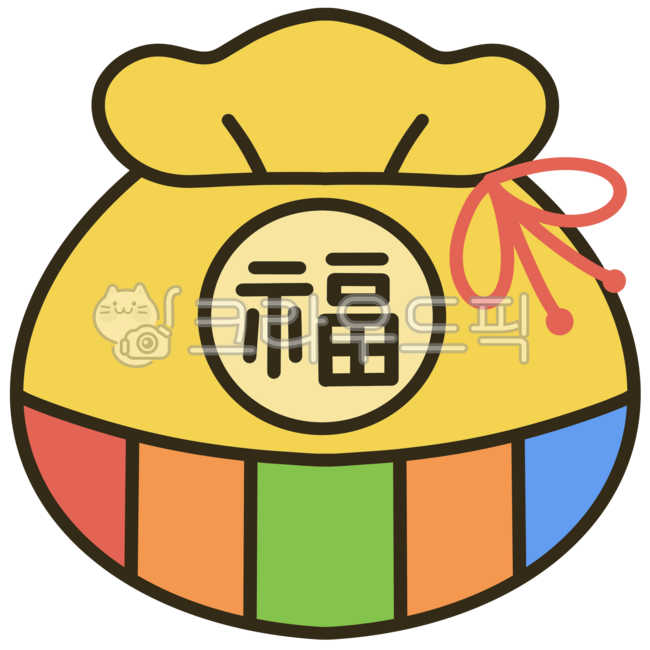 Lucky bag hand drawing,New Year's lucky bag,colorful lucky bag,lucky bag hanbok,traditional lucky bag,five-colored lucky bag,lucky bag illustration,lucky bag drawing,lucky bag image,lucky bag,lucky bag New Year's lucky bag,New Year'