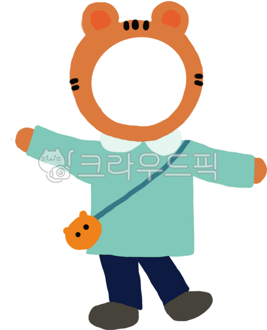 synthesis,kindergarden,tiger mask,Day care Center,tiger,face composition,animal synthesis,face composition design