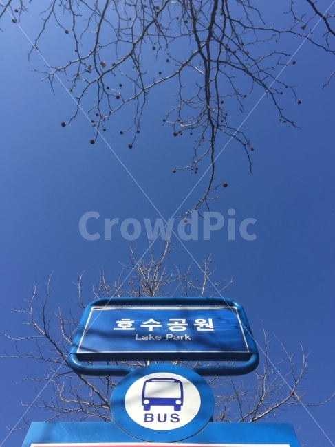 표지판,정류장,BUS,버스,호수공원,교통,교통수단,traffic,transportation