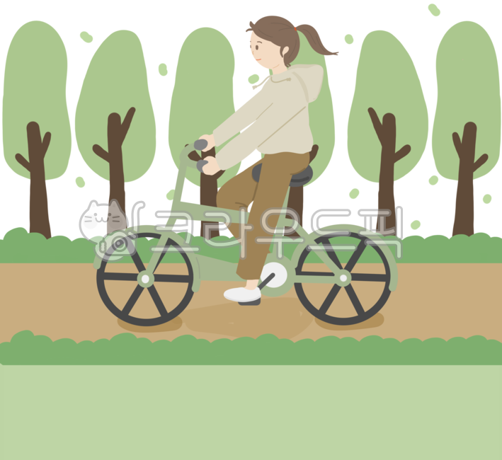 자전거,자전거이미지,자전거일러스트,bicycle,녹색자전거,초록색자전거,자전거타기,자전거탄사람,운동,자전거운동,유산소운동,공원,산책길,공원이미지,공원풍경