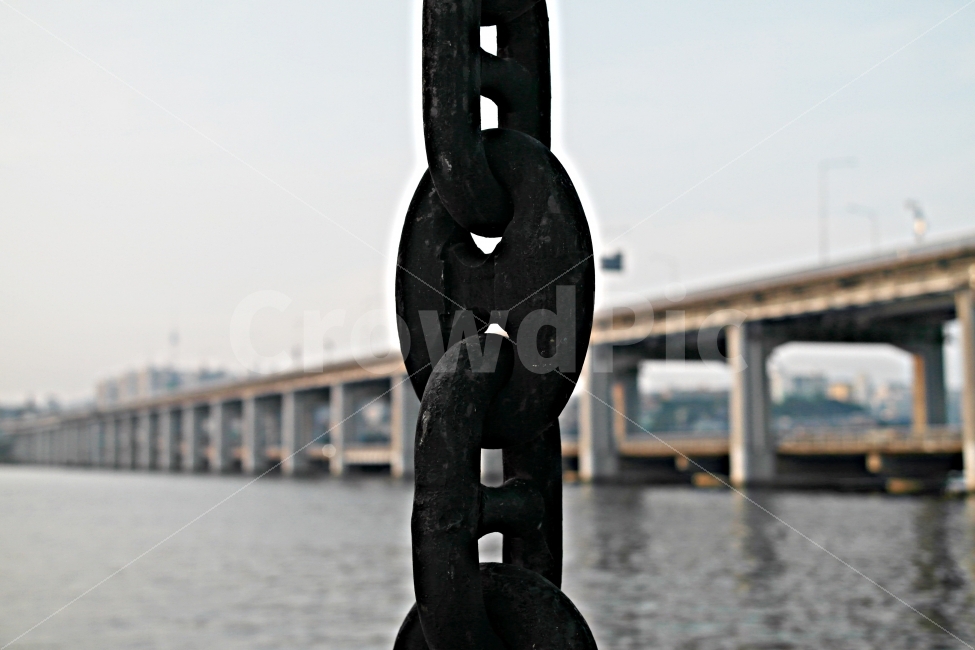 쇠사슬,한강,다리,세빛섬,제약,가을,사물,물건,오브젝트,thing,object,matter