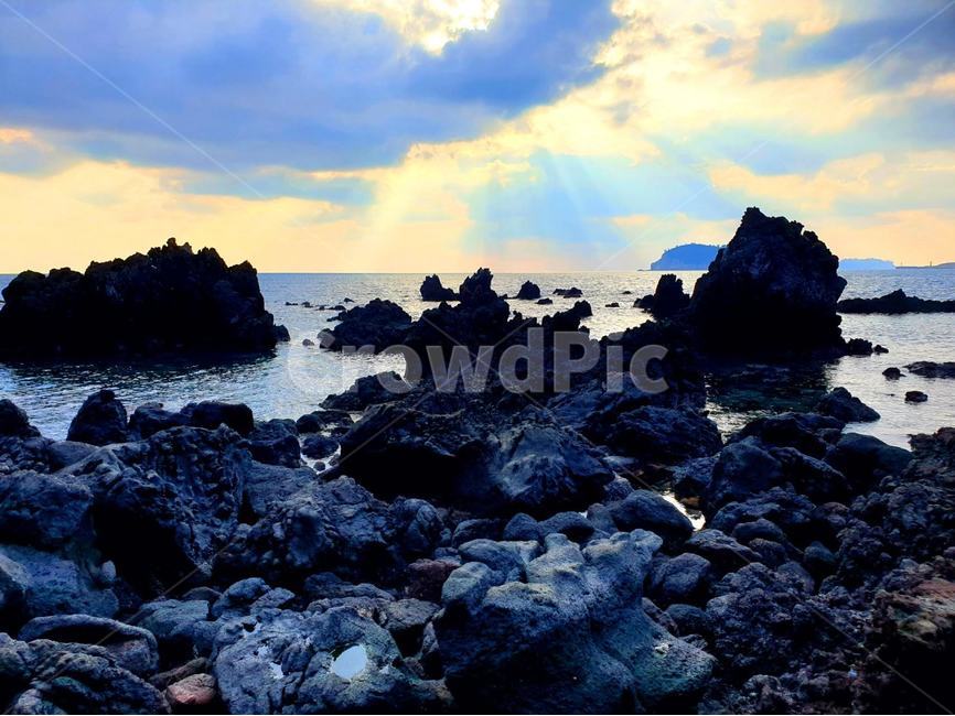 바다,자연,일몰,햇빛,빛내림,자연,풍경,nature,landscape