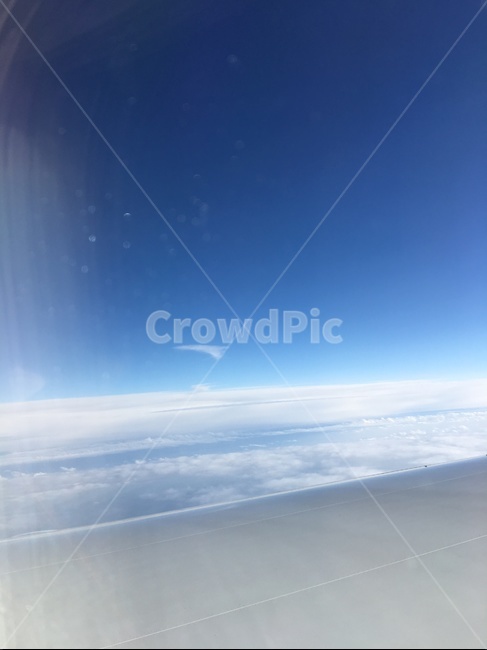 nature,outdoors,자연,파란하늘,비행기,구름위,bluesky