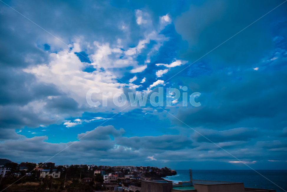 제주도,바다,풍경,수평선,하늘,파도,자연,풍경,nature,landscape,outdoors,옥외,weather,날씨,cloud,구름,sky,cumulus,적운