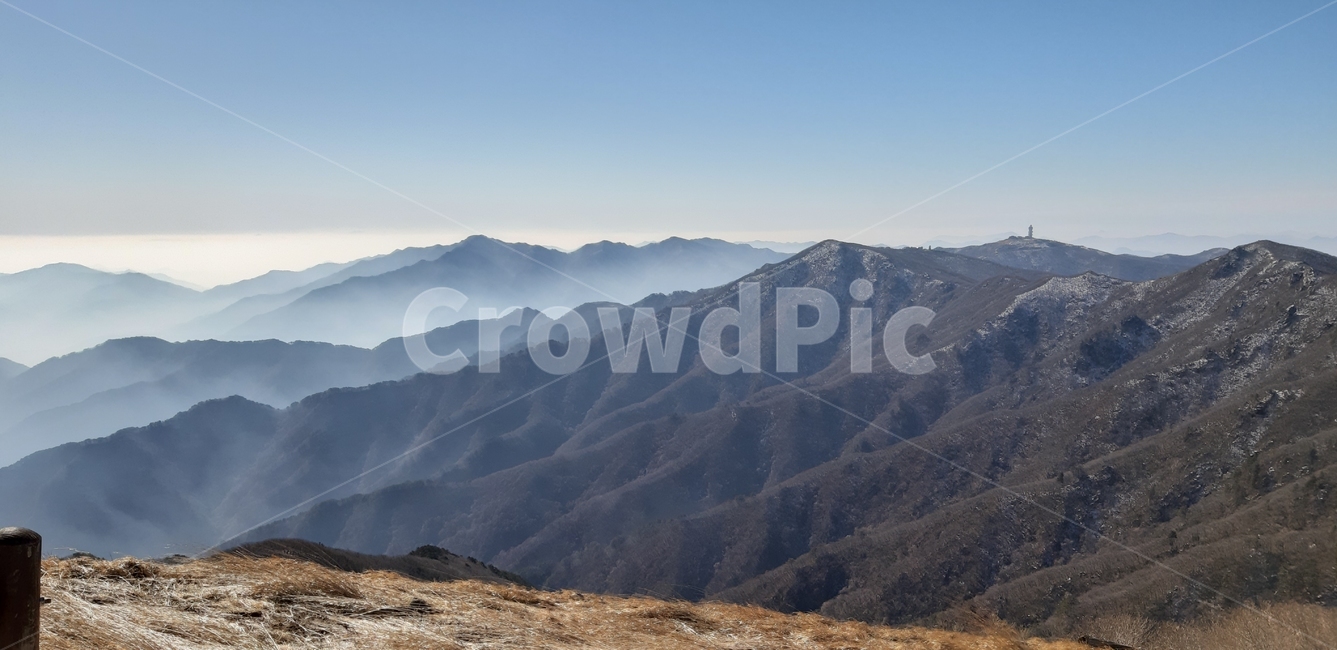 소백산,운무,소백능선,연봉,겨울,자연,풍경,nature,landscape,mountain range,산맥,mountain,산,outdoors,옥외