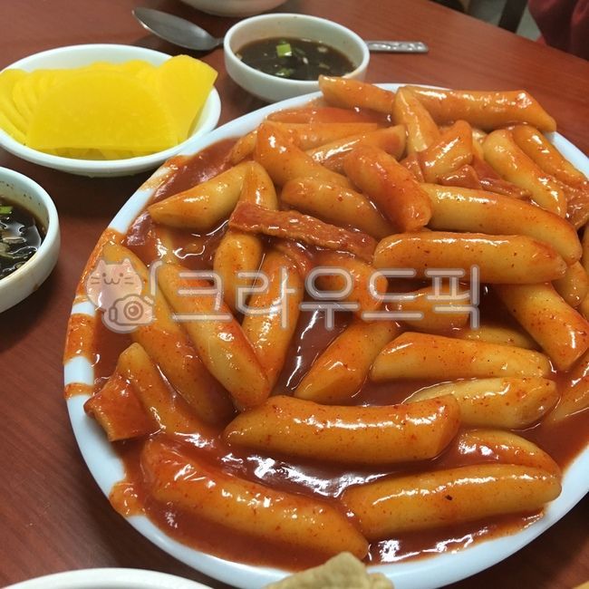 떡볶이, 분식, 단무지, 분식집, 쌀떡, 사진,이미지,일러스트,캘리그라피 - Nhsoo0909작가