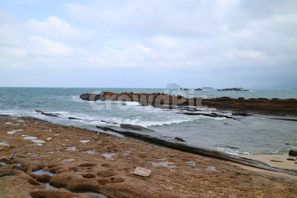 rock,sky,taiwan,Yehliu,natural scenery,ocean
