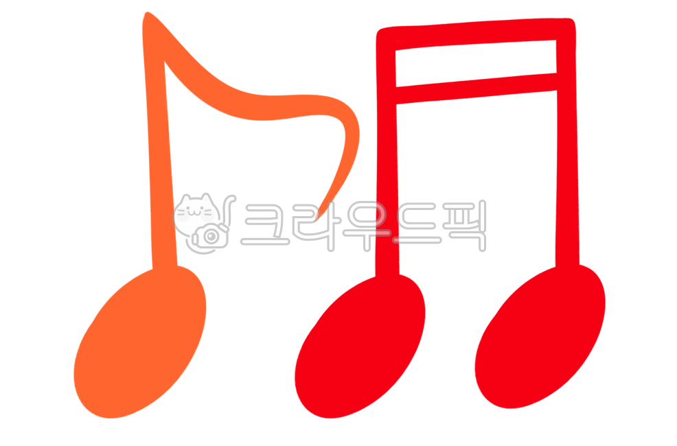 음표, 악보, 8분음표, 플랫, 샵, 사진,이미지,일러스트,캘리그라피 - 레몬쓰작가