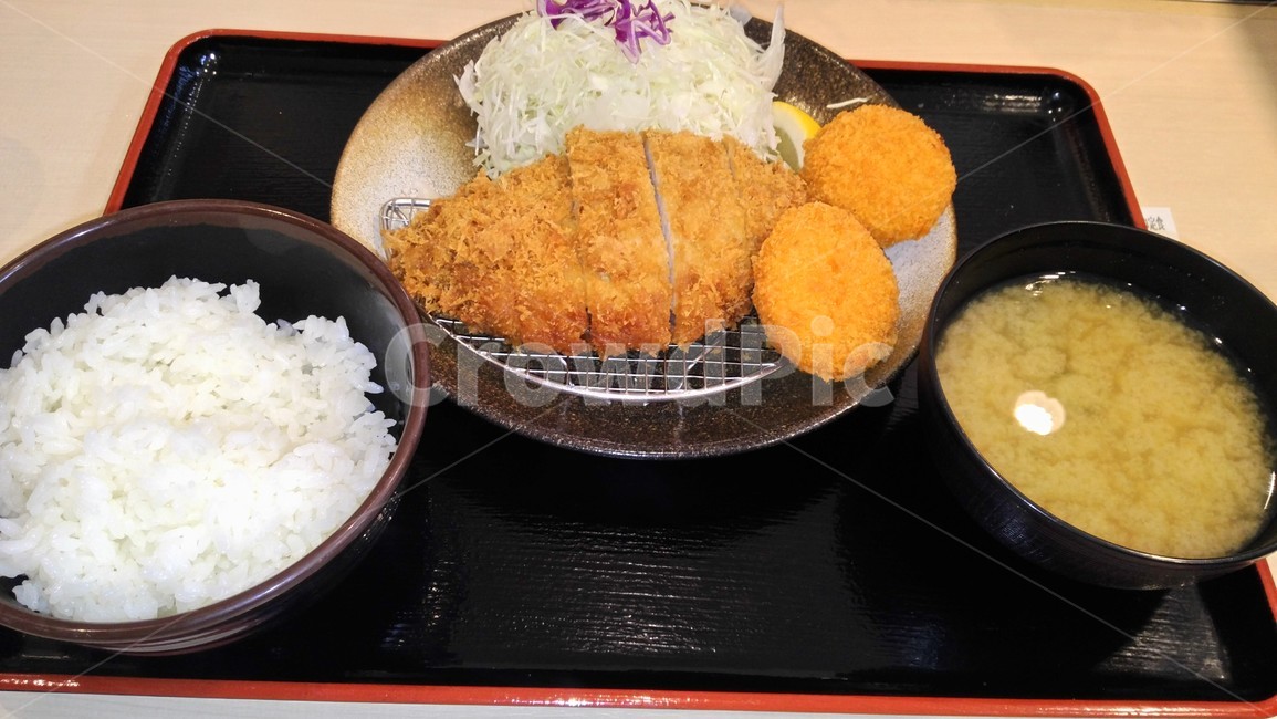 돈까스,돈카츠,돈카츠정식,미소시루,쌀밥,음식,식재료,요리,food,cook,meal,dishes,food reserves