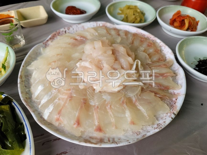 food, 음식, 회, 광어회, 생선회, 사진,이미지,일러스트,캘리그라피 - 빵찌작가