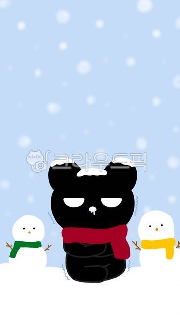 눈,snow,배경화면,캐릭터배경화면,아이폰배경화면,갤럭시배경화면,일러스트