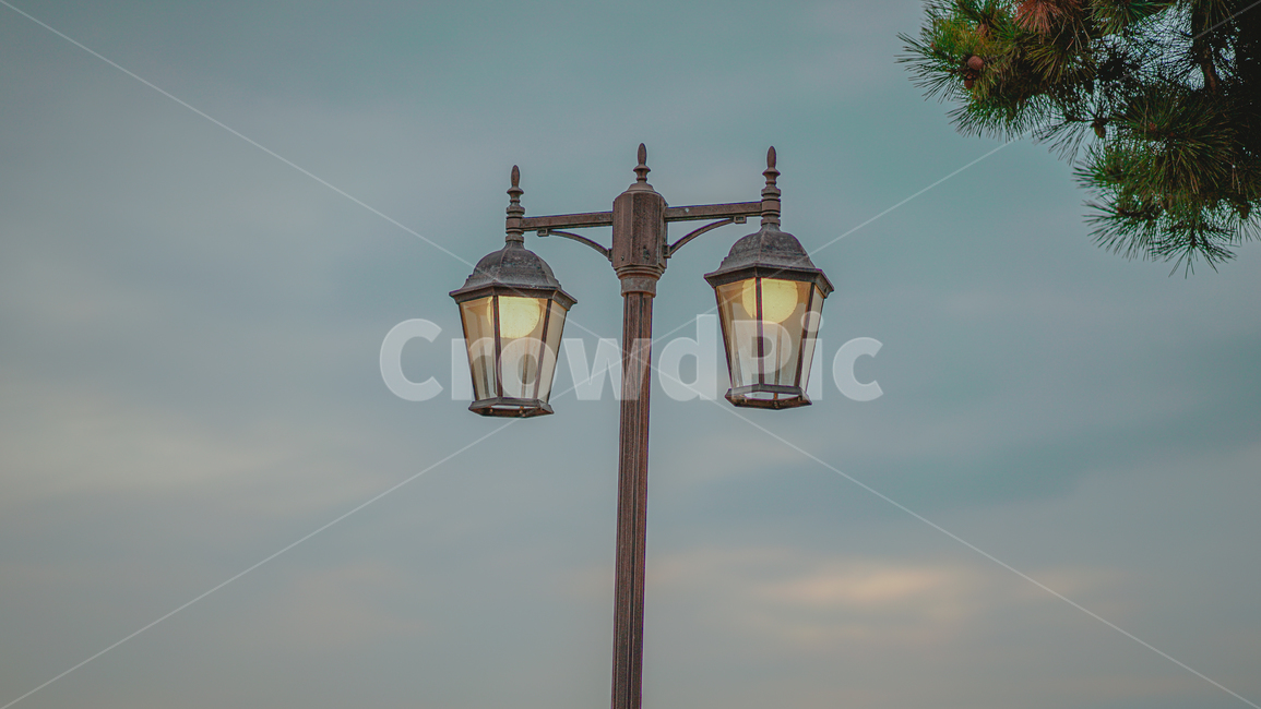 가로등,하늘,light,구름,풍경